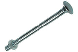 Mack 1017592 - houtbout + moer staal verzinkt1 st m10 x 140 mm | 10 stuks