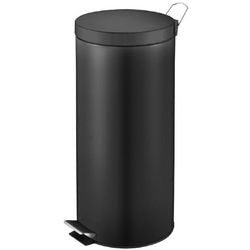 V-part - pedaalemmer 30 liter - steel - zwart - prullenbak