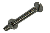 Mack 1019803 - metaalschroef verz. kop + moer rvs 15 st m3x25 | 10 stuks