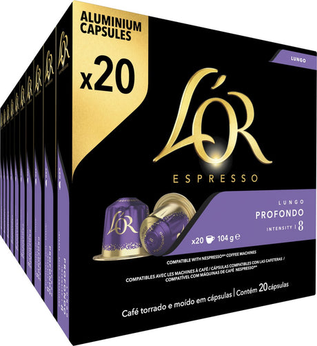 L'or espressp lungo profondo (10x 20 cups)