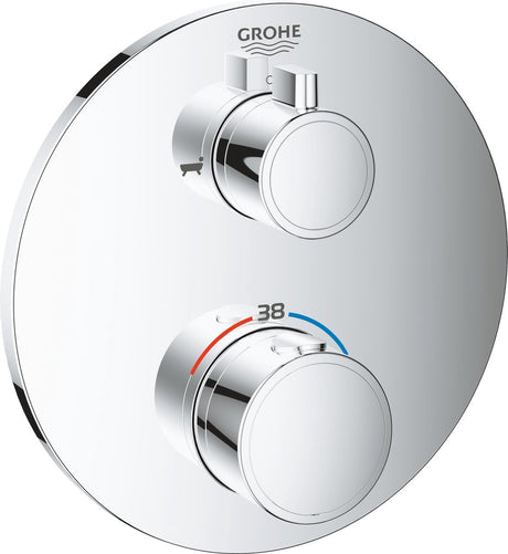 Grohe grohtherm thermostatische inbouw douchekraan - douche bad omstelling - chroom