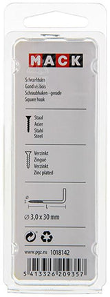 Mack 1018142 - schroefduim staal verzinkt 50 st 3,0 x 30 mm | 5 stuks