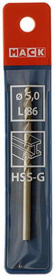 Mack 1018406 - metaalboor hss g din 338 ø 5,0 x 86 mm | 5 stuks