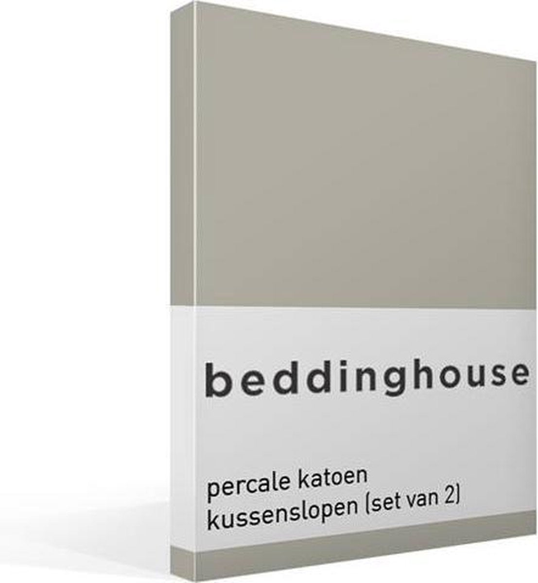 Beddinghouse - percale katoen - kussenslopen - set van 2 - 60x70 cm - sand