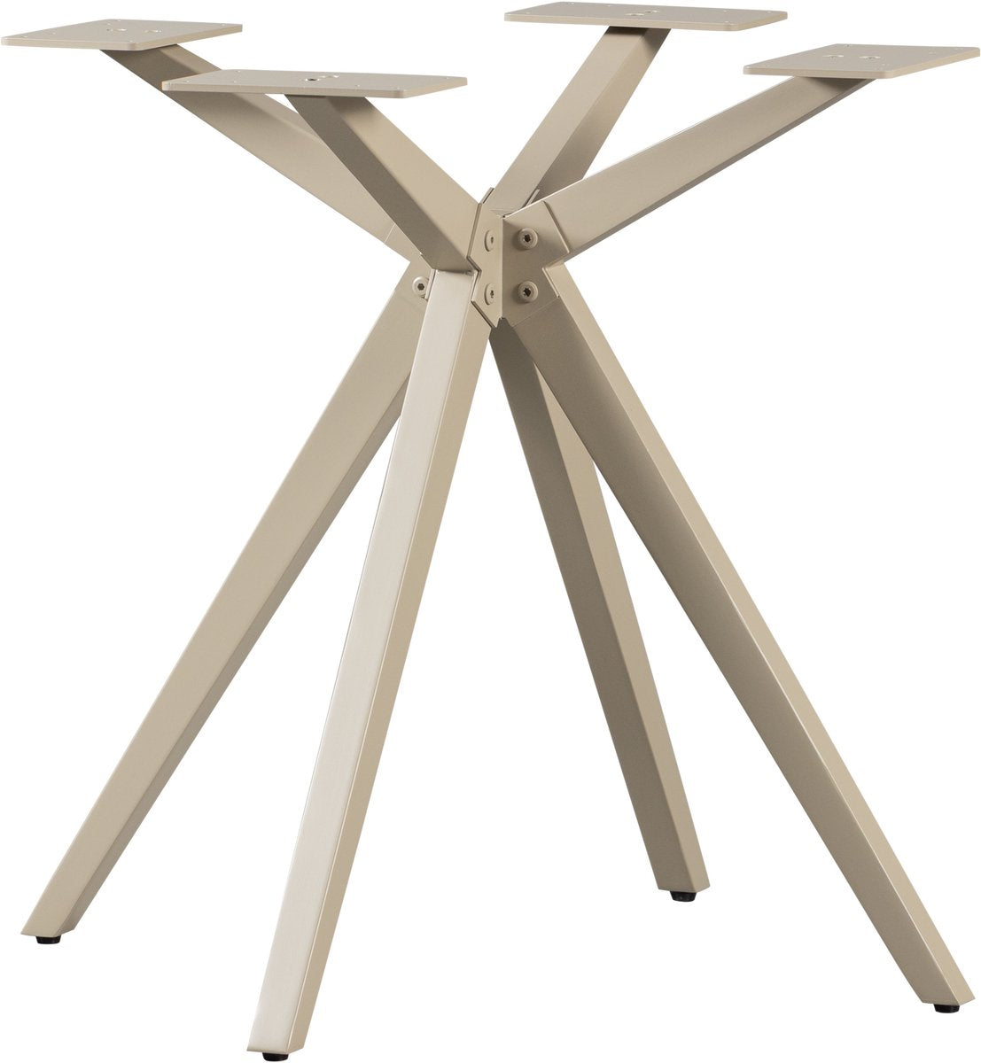 Woood holland kruispoot - metaal - dakargrau - 72x80x80