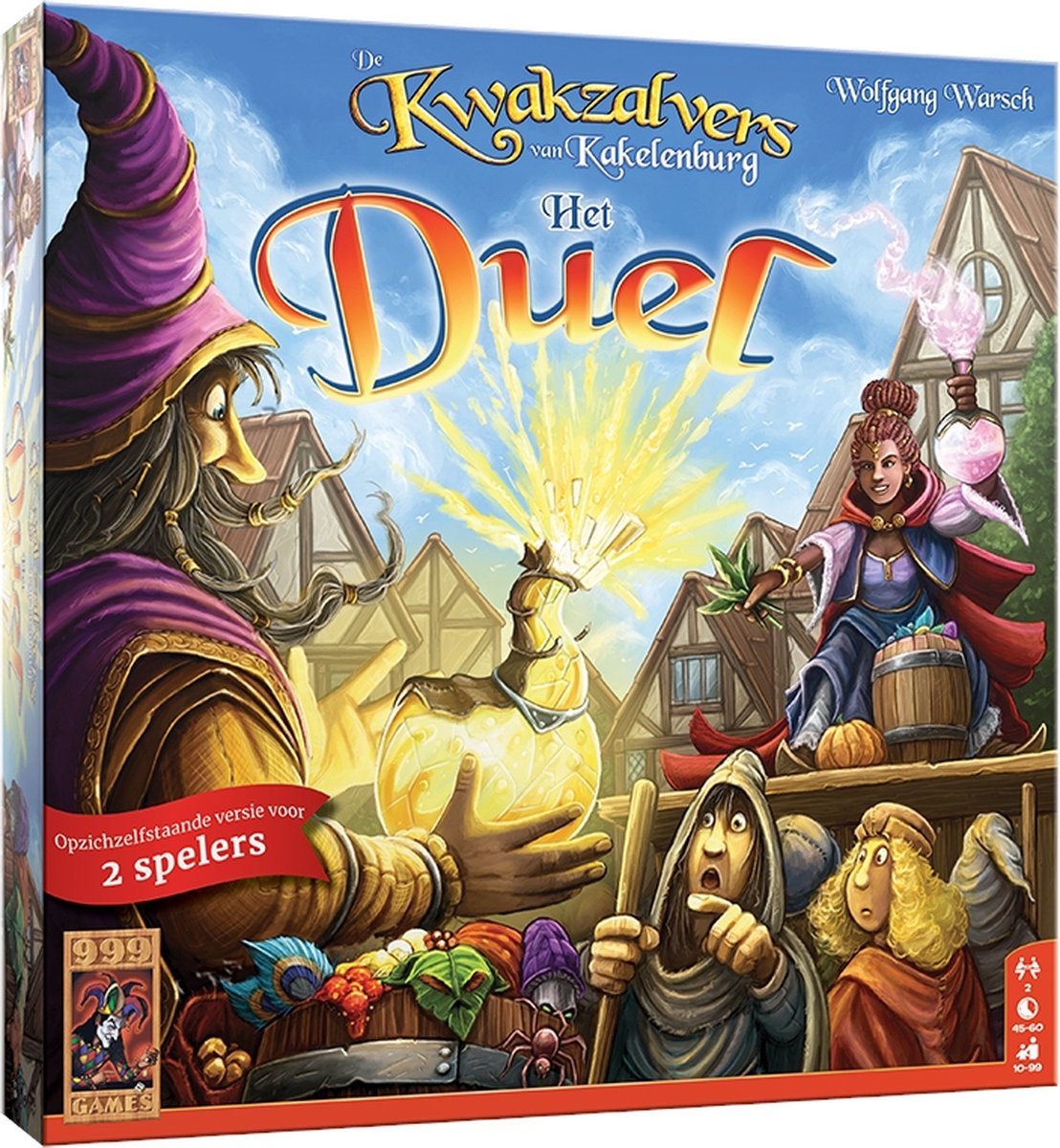 999games 999 games de kwakzalvers van kakelenburg: het duel bordspel