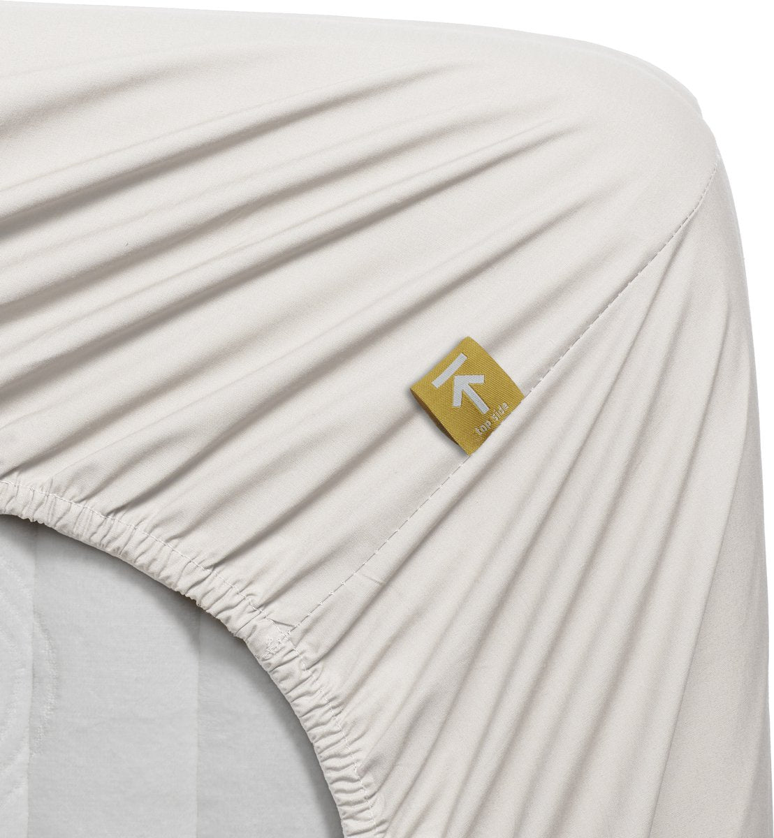 Beddinghouse - percale katoen - hoeslaken - 90x210 cm - gebroken wit
