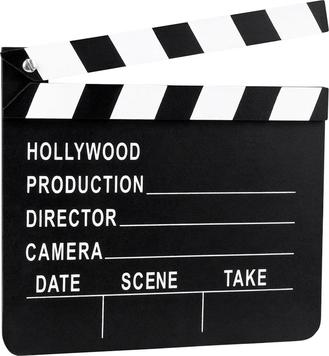 Boland - filmklapper zwart - volwassenen - unisex - - glitter and glamour