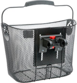 Newlooxs toscane klickfix - afneembare fietsmand - stuur - 19 liter - staal - zwart