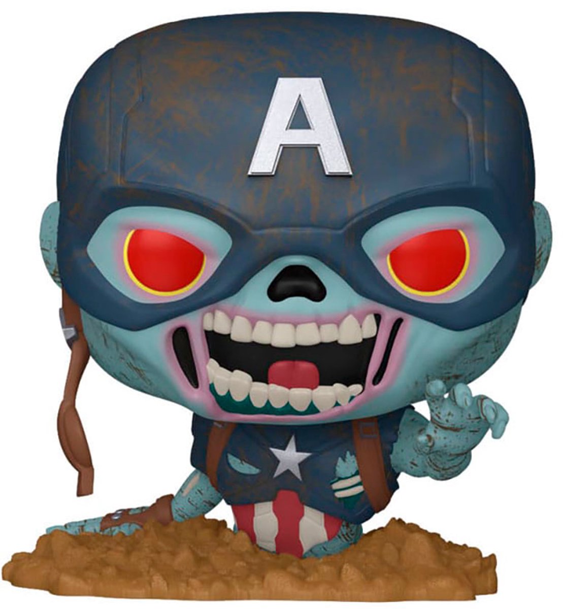 Funko pop! marvel zombies - zombie captain america #1554