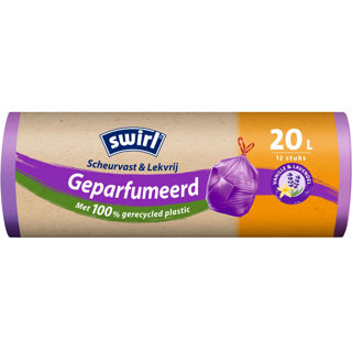 Swirl pedaalemmerzak trekband geparfumeerd 20l 12 stuks | 4 stuks