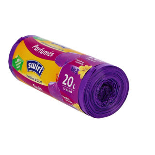 Swirl pedaalemmerzak trekband geparfumeerd 20l 12 stuks | 4 stuks