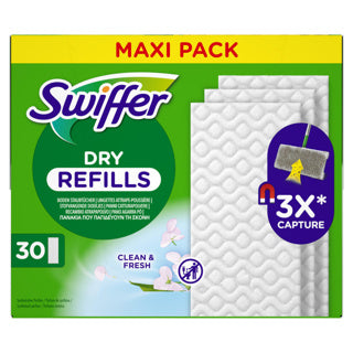 Swiffer dry fresh navulling vloerdoekjes doos a 30 stuks
