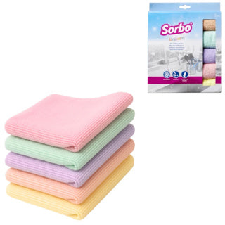 Sorbo microvezeldoekje unicorn 40x40 cm set 5 | 6 stuks