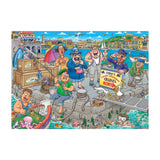 Jumbo wasgij original 47 - de boot in! - 1000 stukjes puzzel - legpuzzel