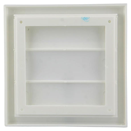 Renson 1006372 - dampkaprooster opbouw 733 pvc ral 9010 154x154mm | 2 stuks