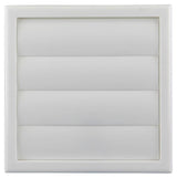 Renson 1006374 - dampkaprooster opbouw 733 pvc ral 9010 187x187mm | 2 stuks