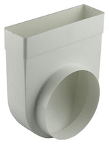 Renson 1006409 - pvc hoekverbinding rechth rond90° 7017 wit ø 150 | 3 stuks