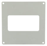 Renson 1006429 - set 2 st.pvc afdekplaten 7032 wit 110x55mm | 5 stuks