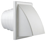 Renson 1006383 - dampkaprooster 1 klep 741 dia pvc ral 9010 ø100-130 | 2 stuks