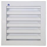 Renson 1006610 - inbouw muurrooster 411 ral 9010 200x200mm | 2 stuks