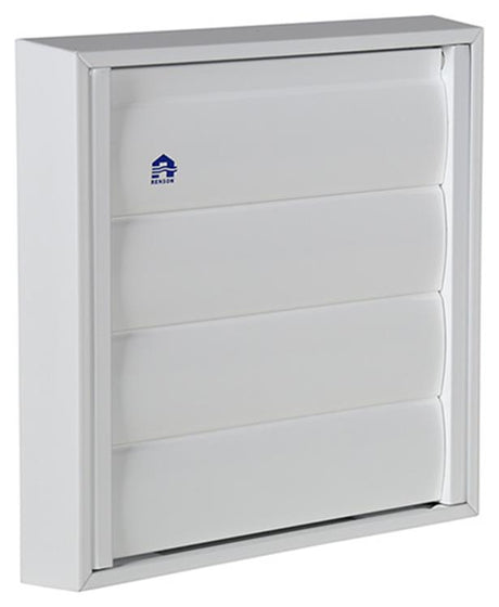 Renson 1013878 - lamellenrooster alu wit 433 173x173mm | 2 stuks