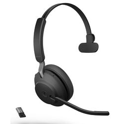 Headset jabra evolve2 65 mono zwart
