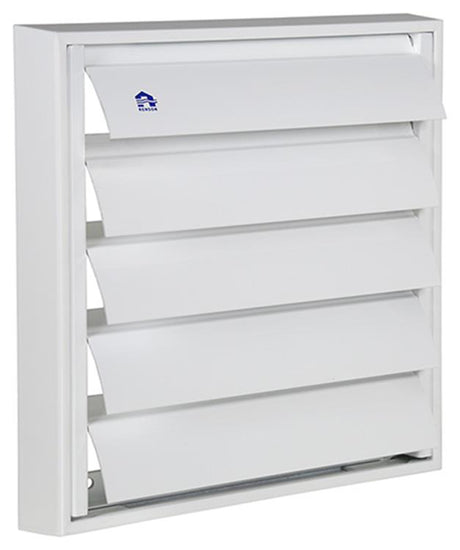 Renson 1013879 - lamellenrooster alu wit 433 210x210mm | 2 stuks