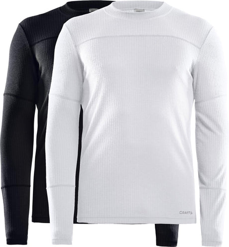 Craft - core 2-pack baselayer - thermoshirt - zwart wit - heren - m