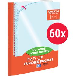 Showtassen blok oxford quick in transparant 50 micron