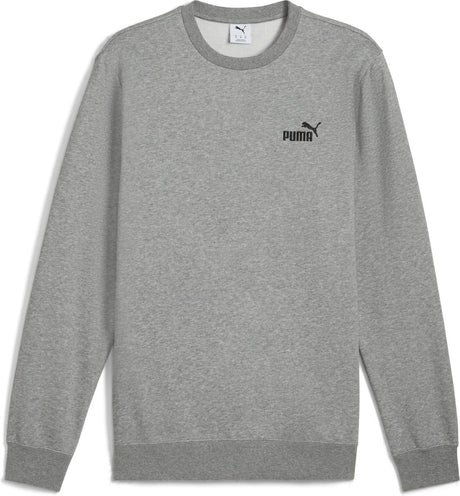 Puma ess small no. 1 logo crew fl unisex trui - medium gray heather