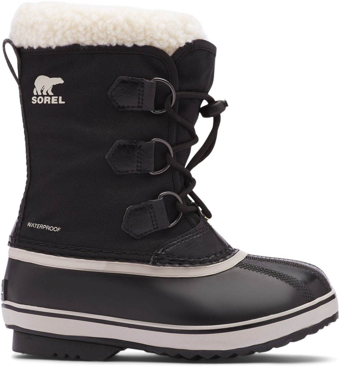 Sorel yoot pac™ nylon wp youth unisex snowboots - black - maat 34