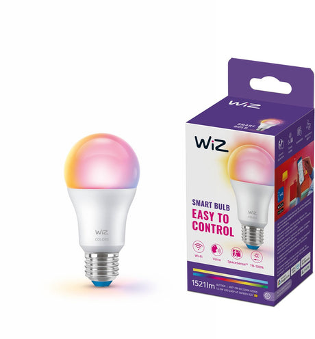 Wiz lamp - slimme led-verlichting - gekleurd en wit licht - e27 - 100w - mat - wi-fi