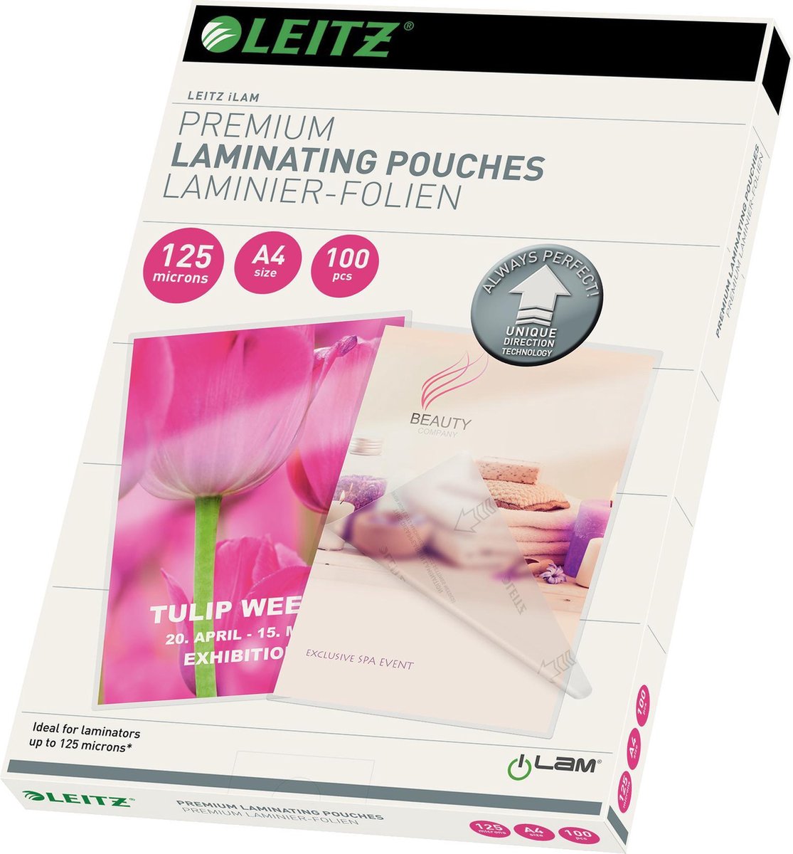 Leitz ilam udt - lamineerhoezen - a4 - 125 micron - 100 stuks