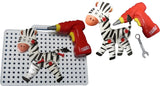 Schmidt 3d schroefpuzzel met 8 wilde dieren