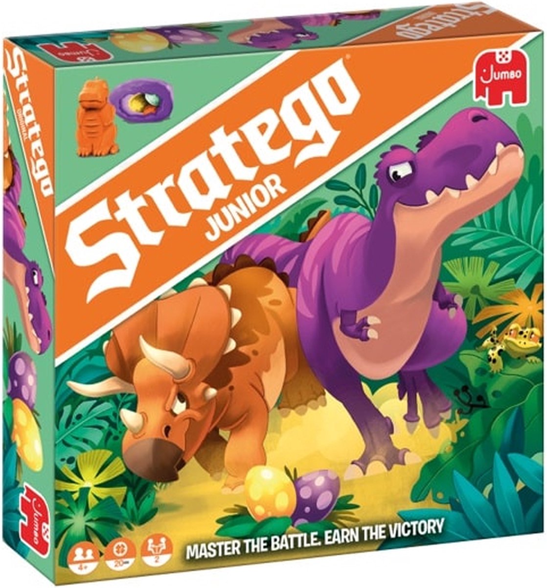Stratego jumbo - junior - dinos - bordspel vanaf 4 jaar