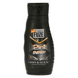 Body-x fuze 2in1 body hair wash 300ml energy