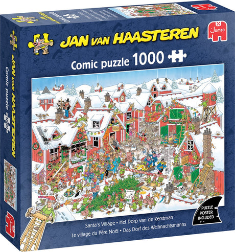 Jan van haasteren - het dorp van de kerstman - 1000 stukjes - legpuzzel