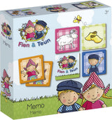 Bambolino fien teun memo spelletje - geheugen spel educatief spelgoed - boerderij - toys - vanaf 3 jaar