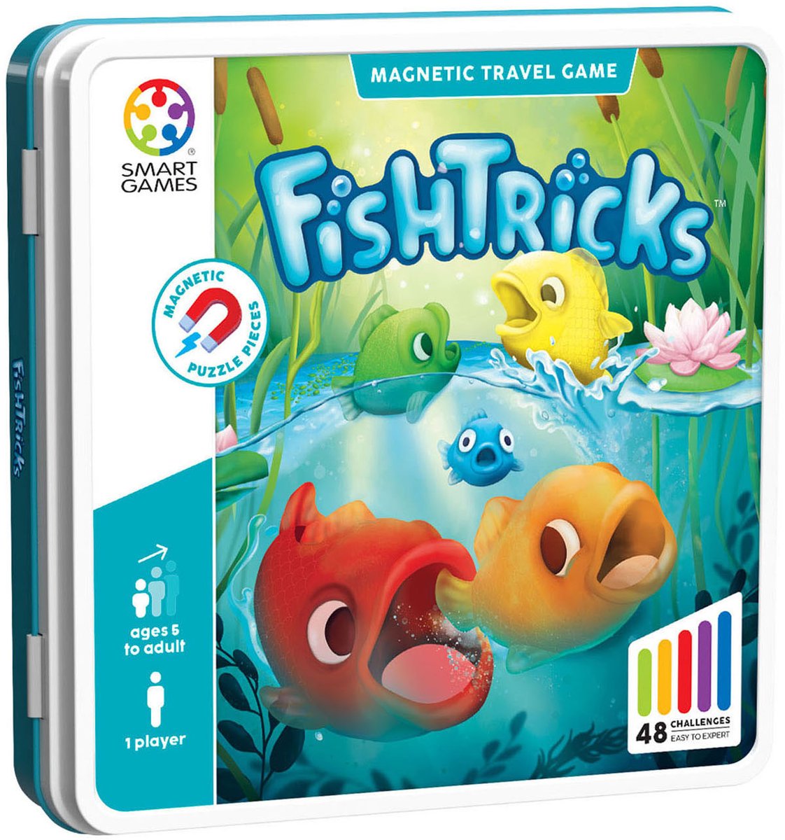 Smartgames fish tricks magnetisch reisspel