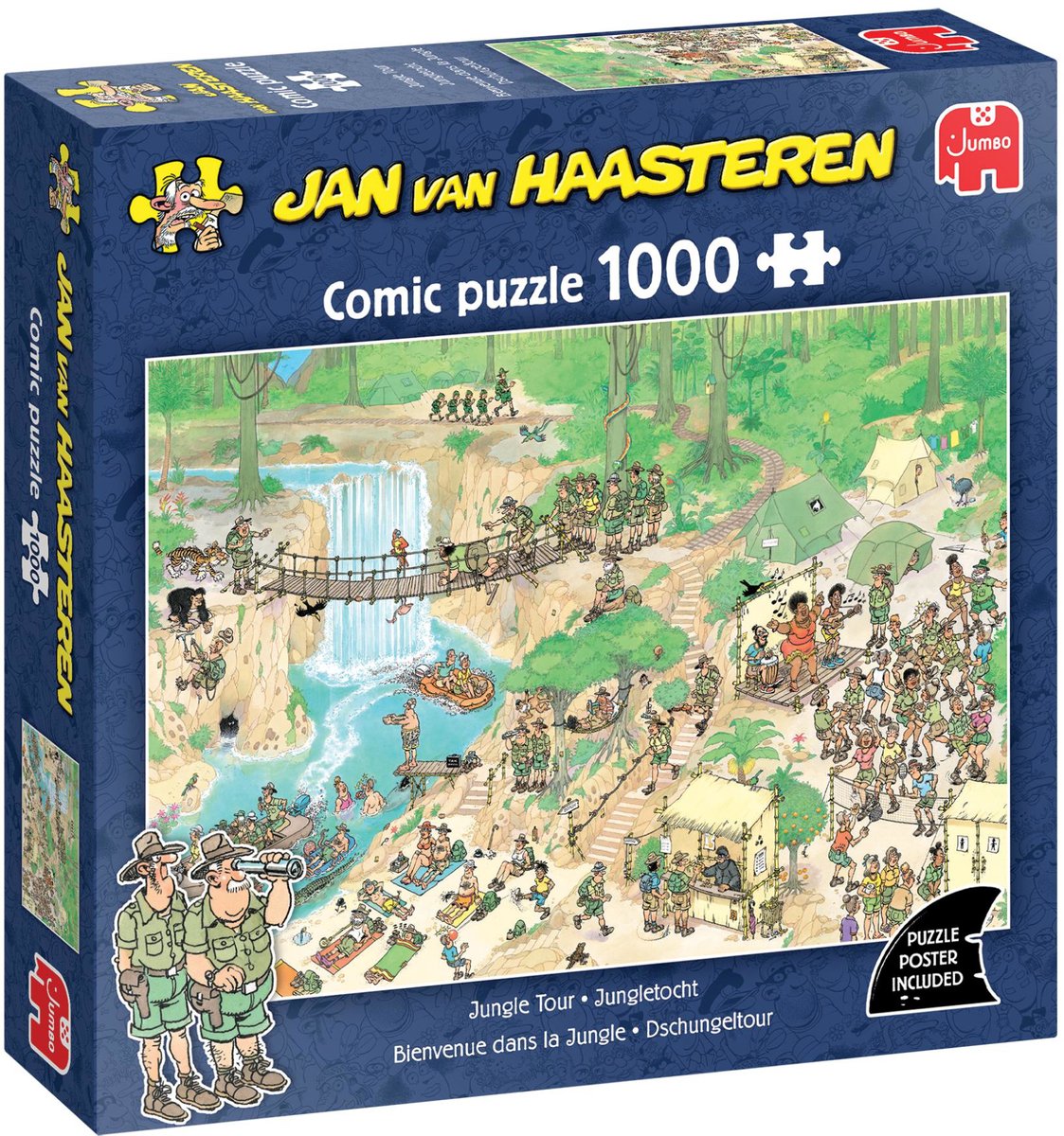 Jan van haasteren - jungletocht - 1000 stukjes puzzel - legpuzzel
