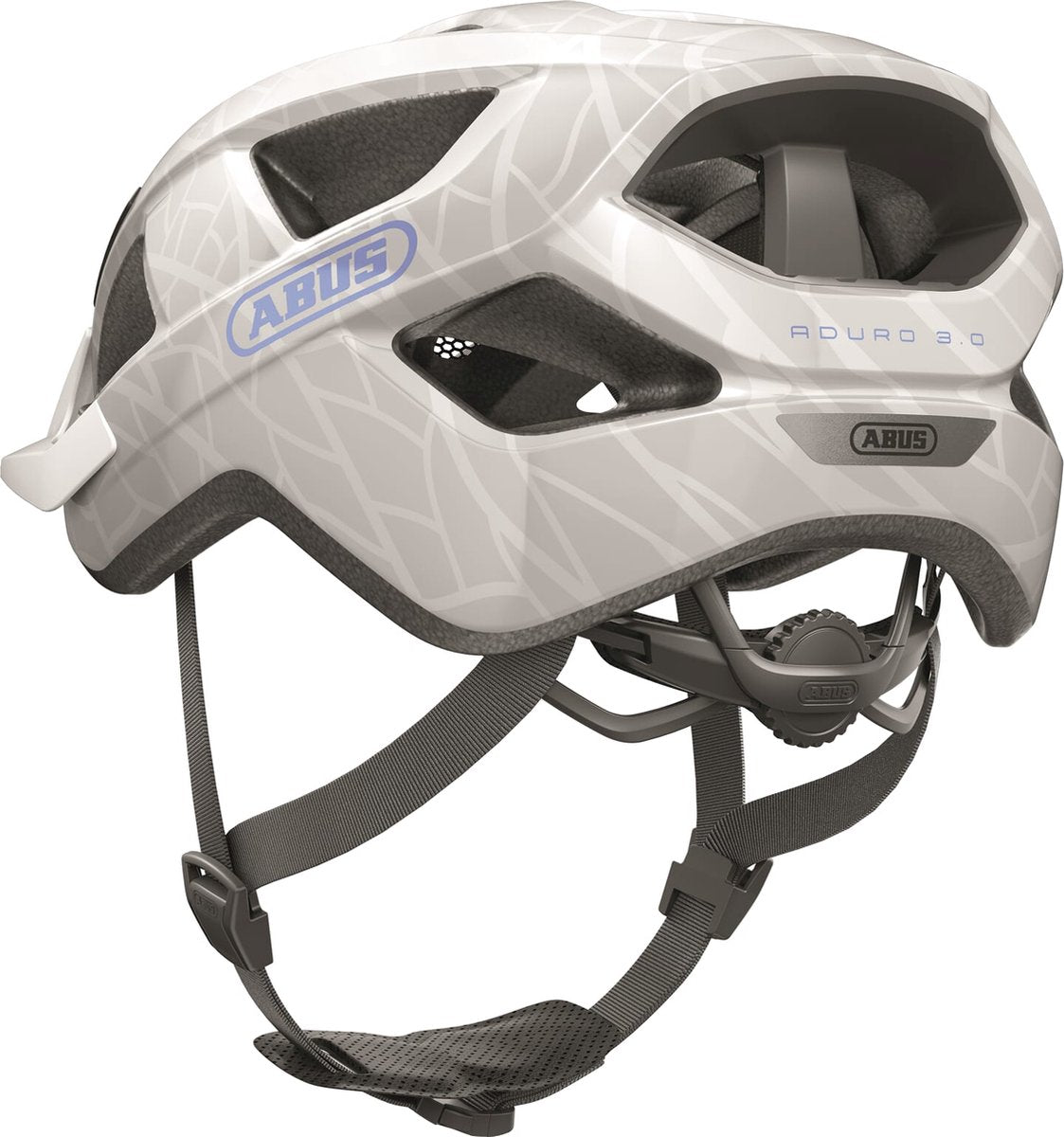 Abus helm aduro 3.0 white art l 58-62cm