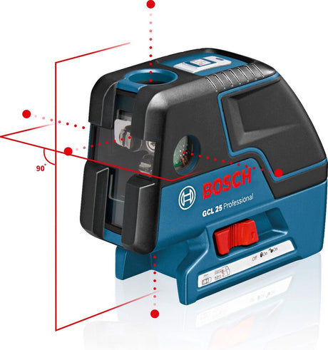 Bosch punt lijnlaser gcl 25 (ip54)