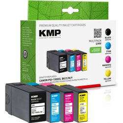 Inktcartridge kmp canon pgi-1500xl bk c m y multi zwart, cyaan, magenta, geel