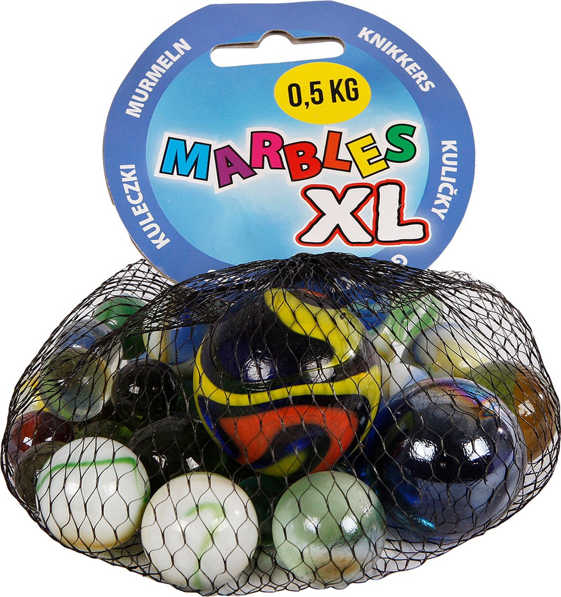 Toys amsterdam knikkers in net, 500g