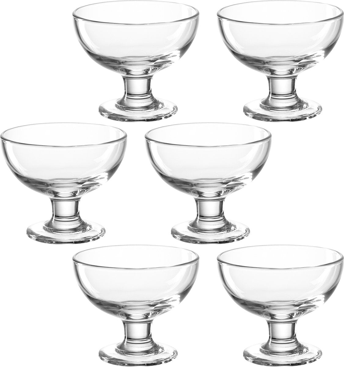 Leonardo cucina ijscoupe 360 ml - set 6