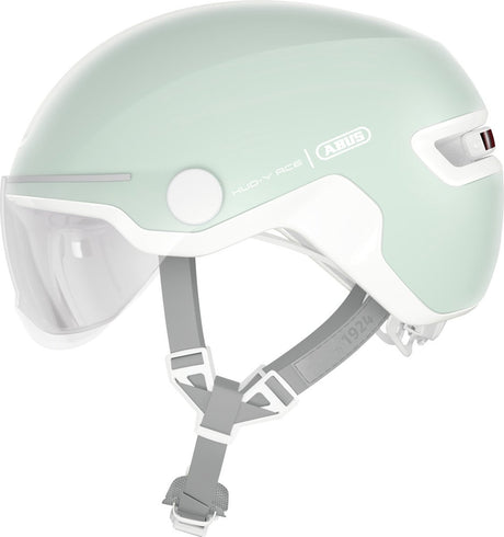 Abus fietshelm hud-y ace pure mint l - 57-61 cm - lichtgroen - geschikt voor gebruik op elektrische fietsen - stadsfietsen - 460 g