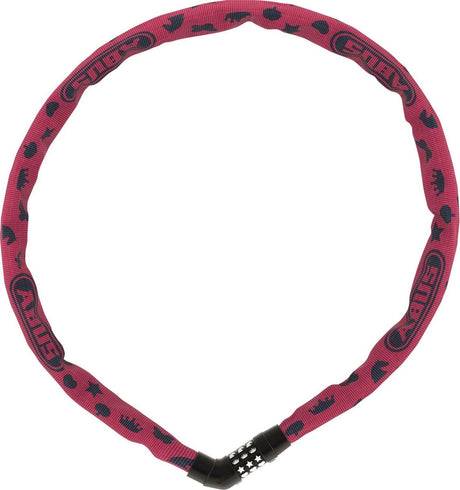 Abus fietsslot kettingslot - steel-o-chain™ 4804c symbols - security level 4 - groen - 75 cm - geschikt voor elektrische fietsen en stadsfietsen