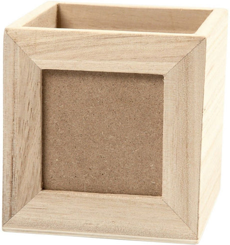 Creativ company https: www.cchobby.nl pennenbakje-afm-10x10x10-cm-gatgrootte-6-2x6-2-cm-1-stuk