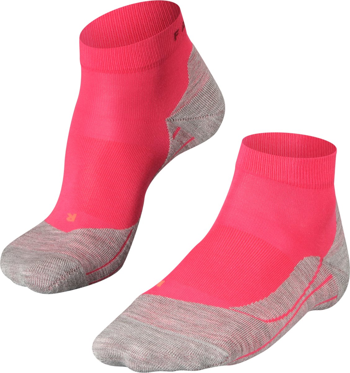 Falke ru4 short anti-blaar katoen functioneel materiaal hardloopsokken dames rood - maat 35-36
